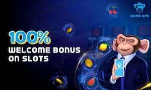 GameApe 100% welcome bonus on slots and fish games